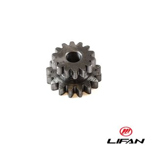 Lilla startdrevet Lifan 49cc, 4-takt. Till motor med stående cylinder.