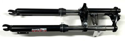 Framgaffel EBR Puch Maxi / Mustang Cross. Svart modell.