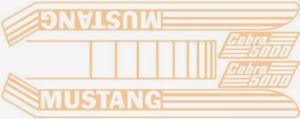 Dekalsats Mustang Cobra 5000.