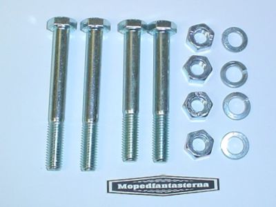 Bultsats till motor & fotstödsbrygga Monark & Crescent, med Sachsmotor.