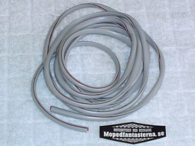 Gummilist grå, självhäftande. 2,1 meter.