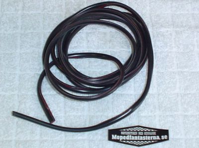 Gummilist svart, självhäftande. 2,1 meter.