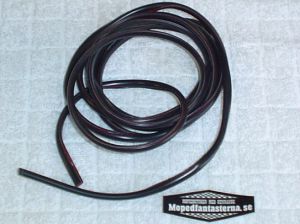 Gummilist svart, självhäftande. 2,1 meter.