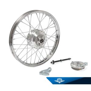 Bakhjul 2-växlad Monark & Crescent Compact, 15 tum. Även Flakmoped 1189/1199.  Leleu 100mm nav.