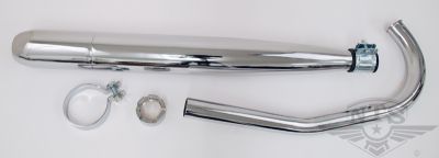 Avgassystem Monark & Crescent F50 & Golden Champ, 28mm.