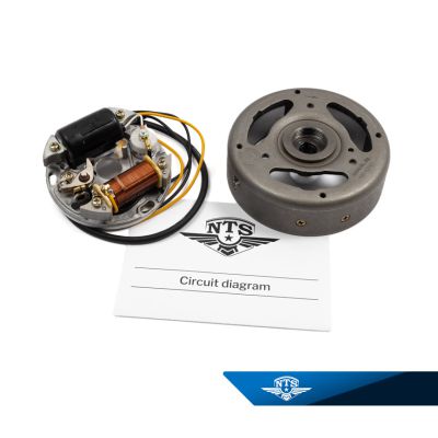 Tändsystem med brytare, 6 volt, 19 watt. Puch Maxi m.fl.