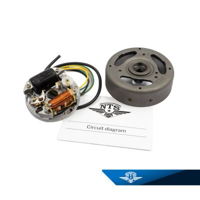 Tändsystem med brytare, 6 volt, 23 watt. Puch Maxi m.fl.