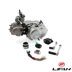 Lifan 72cc, 4-takts motor. 4-växlad manuell och kickstart. Komplett.