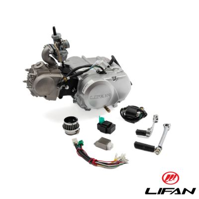 Lifan 72cc, 4-takts motor. 4-växlad manuell och kickstart. Komplett.