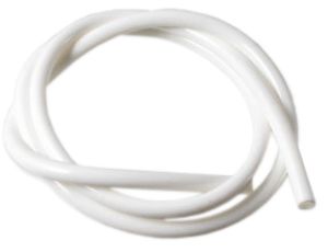 Bensinslang 5x8mm. Vit, 1 meter.