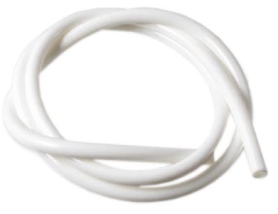 Bensinslang 5x8mm. Vit, 1 meter.