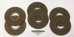 Lamellsats 3-pack Sachs 3,9mm, totalt 6 lameller.