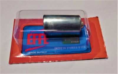 Kondensator 18mm, för lödning. Italiensk kvalité från Effe.