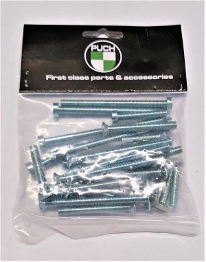 Skruvsats Puch, 1969-75. Passar ej Puch Maxi.