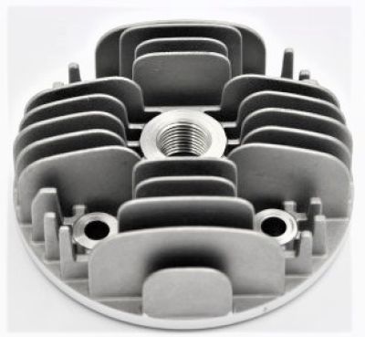 Högkompressionstopplock till fläktkylda Puch. 40mm, passar till 60cc cylinder. Från NC Motorparts.