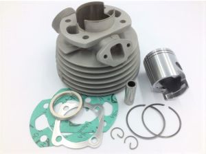 60cc aluminiumcylinder till Sachs, fartvindskyld. Komplett med 41mm kolv. Från NC Motorparts.
