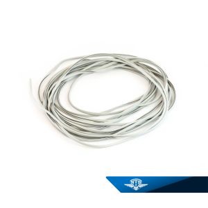 Gummilist ljusgrå, 2,5 meter.