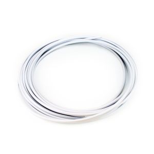 Kantlist, hårdplast, 7mm vit, ca 2,3 meter.