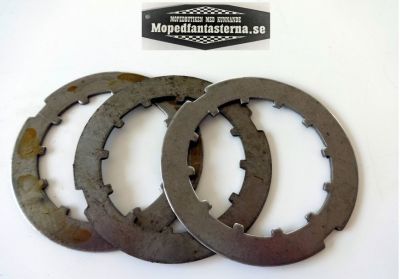 3-pack, stålskivor Puch. För 3 skivig koppling, utförande 2.