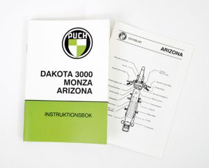 Instruktionsbok PUCH ARIZONA.Inkl.Datablad.