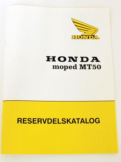 Reservdelskatalog Honda MT50.