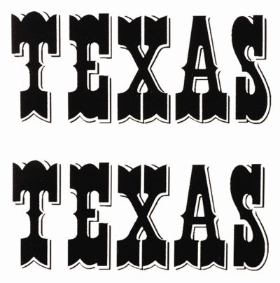 Tankdekal Puch Texas, säljs parvis.