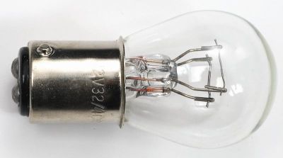 Glödlampa (BAY15D) 6 volt, 21/5 watt.
