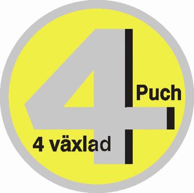 Bakskärmsdekal Puch Mexico 4-växlad, säljs styckvis.