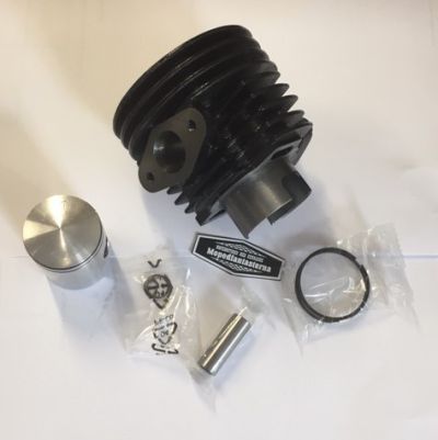Portad Puch 60cc cylinder. Med 40mm kolv och 12mm kolvbult. För fläktkylda Puch.